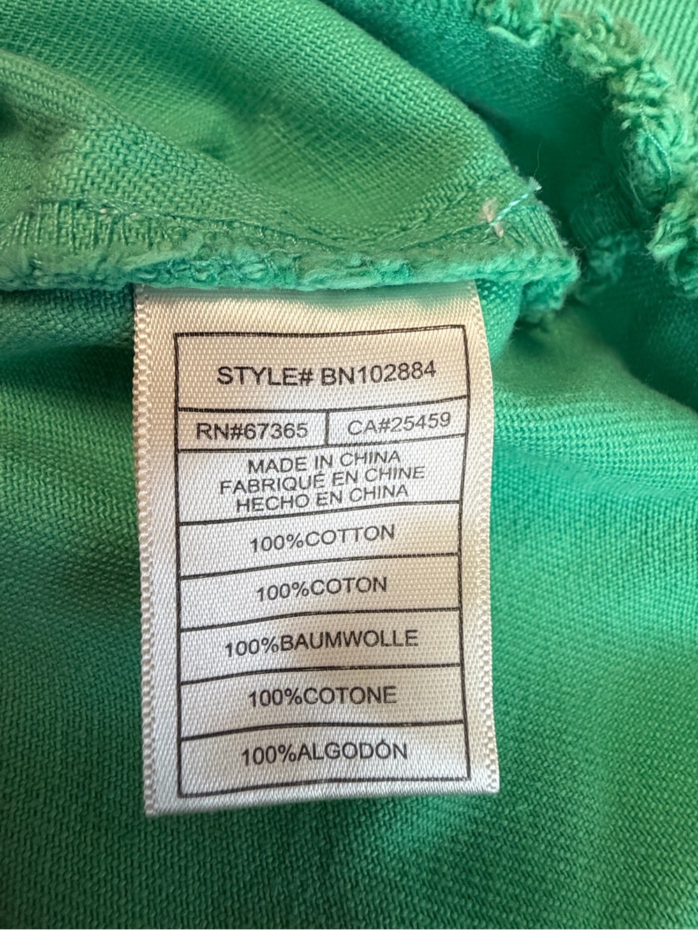 Steve Madden Women’s Small Green Cropped Cotton Jacket Raw Hem Button Front - Picture 12 of 13